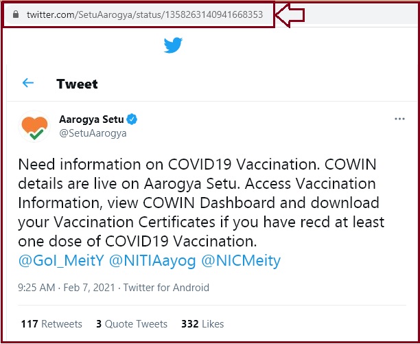 COVID-19 Vaccination Certificate Download